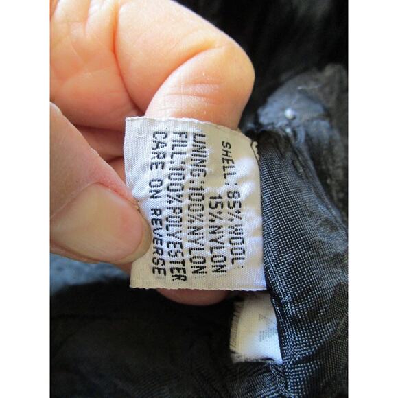 Boat Works Navy Blue Wool Blend Thick Quilt Lined Shirt Jacket Men Sz L - Picture 12 of 12